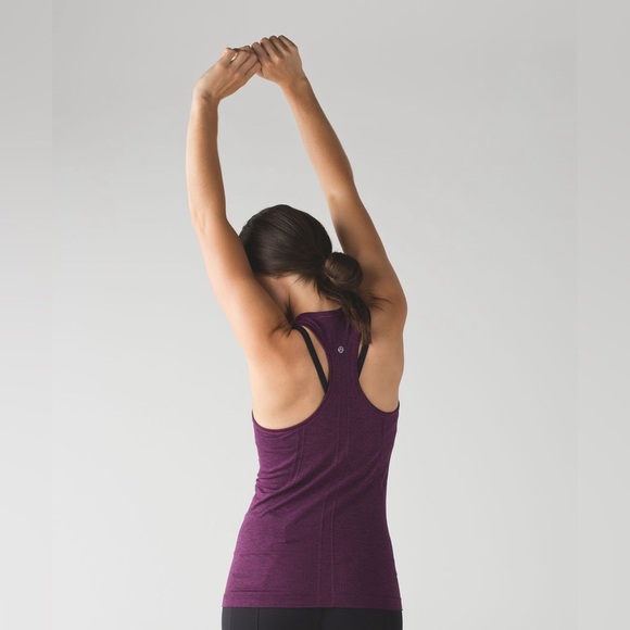 Lululemon purple swiftly tech racer back, size 4 - Picture 2 of 9